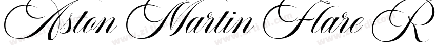Aston Martin Flare R字体转换